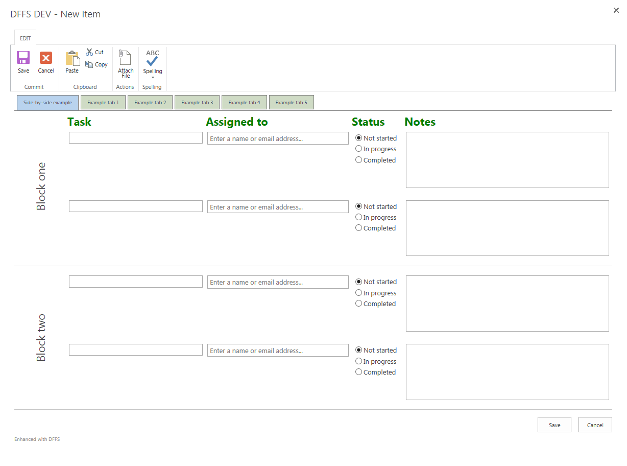 Dynamic Forms for SharePoint (Classic DFFS) | SharePoint JavaScripts